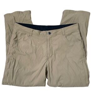 ORVIS Mens Fleece Lined Khaki‎ Utility Cargo Pants Size 38x29 Hiking Stretch